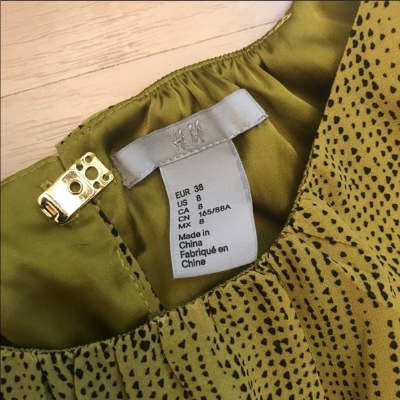 H&M High Neck Green Dress - Picture 2 of 5